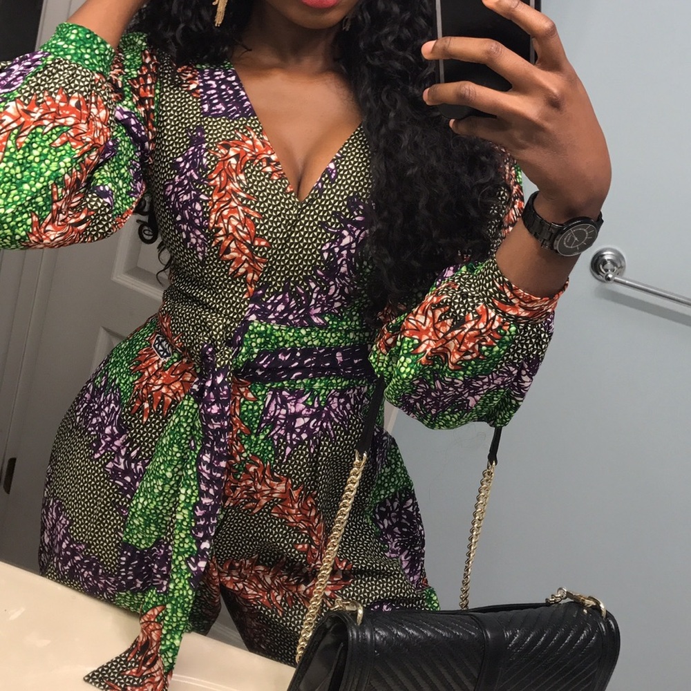 African print jumpsuit